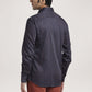 Parx Men Blue Printed Slim Fit Casual Shirt
