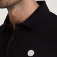 Parx Men Black Solid Regular Fit Casual Polo