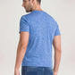 Parx Men Medium Blue Printed Regular Fit Casual T-Shirt