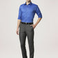 Park Avenue Men Blue Solid Slim Fit Work Shirt