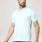 Park Avenue Men Medium Green Printed Slim Fit Casual Polo