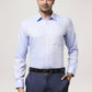 Park Avenue Men Medium Blue Solid Regular Fit Work Shirt