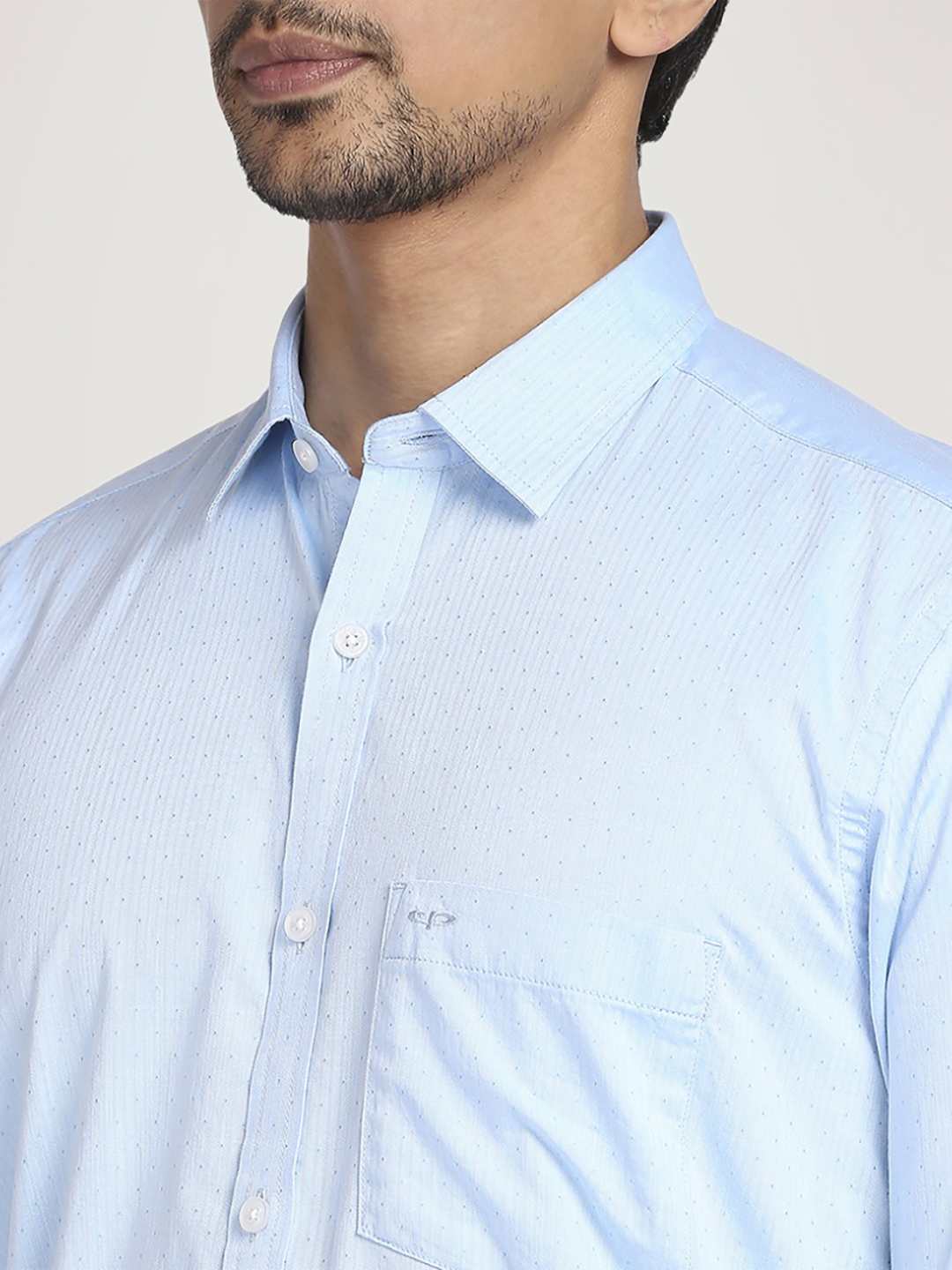 Colorplus Men  Solid Tailored Fit Shirt