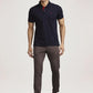 Parx Men Blue Printed Regular Fit Casual Polo