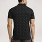 Parx Men Black Printed Regular Fit Casual Polo