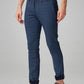 Parx Men Blue Printed Super Slim Fit Casual chinos