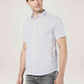 Park Avenue Men Medium Blue Printed Slim Fit Party Shirt