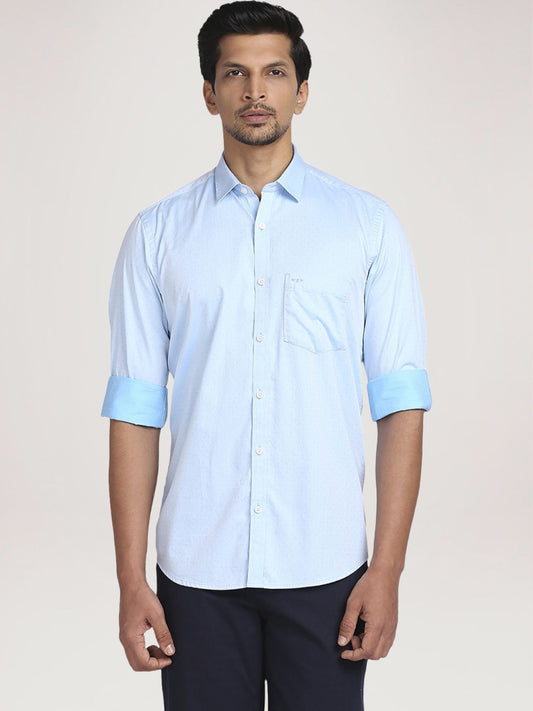 Colorplus Men  Solid Tailored Fit Shirt