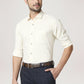 Park Avenue Men Medium Orange Checks Slim Fit Party Shirt