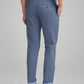 Parx Men Medium Blue Printed Tapered Fit Casual chinos