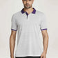 Colorplus Men Medium Violet Printed Tailored Fit Casual T-Shirt