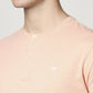 Park Avenue Men Medium Red Solid Slim Fit Casual T-Shirt