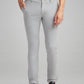 Parx Men Medium Grey Solid Super Slim Fit Work Trouser