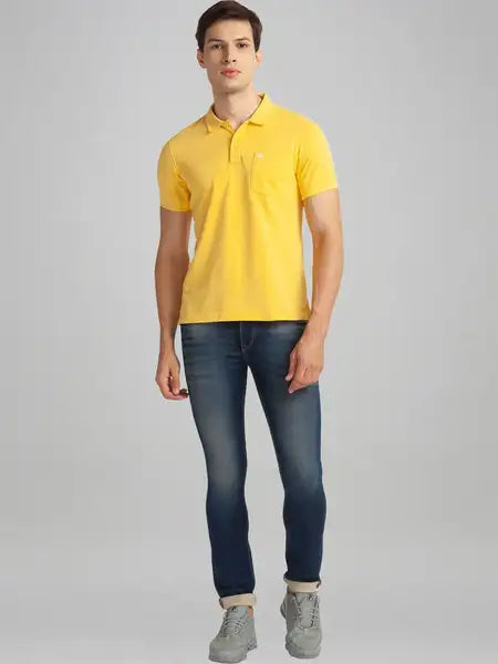 Parx Men Blue Solid Skinny Fit Casual Jeans