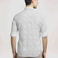 Parx Men Medium Grey Printed Slim Fit Casual Shirt