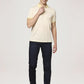 Park Avenue Men Medium Yellow Printed Slim Fit Casual Polo