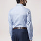 Raymond Men Medium Blue Solid Regular Fit Work Shirt