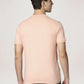 Park Avenue Men Medium Red Solid Slim Fit Casual T-Shirt