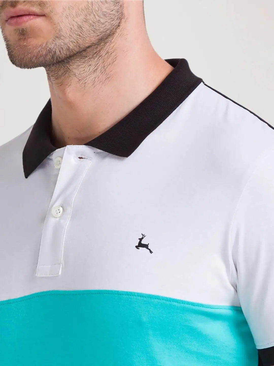 Parx Men Black Solid Regular Fit Casual Polo