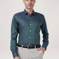 Park Avenue Men Dark Green Solid Slim Fit Work Shirt