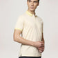 Park Avenue Men Medium Yellow Printed Slim Fit Casual Polo