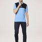 Park Avenue Men Medium Blue Solid Slim Fit Casual Polo