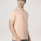 Park Avenue Men Medium Red Solid Slim Fit Casual T-Shirt