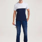Parx Men Blue Solid Regular Fit Casual T-Shirt