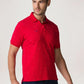 Parx Men Medium Red Printed Regular Fit Casual Polo