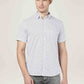 Park Avenue Men Medium Blue Printed Slim Fit Party Shirt