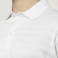 Park Avenue Men White Solid Slim Fit Casual Polo