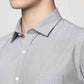 Park Avenue Men Medium Grey Solid Slim Fit Work Shirt