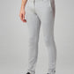 Parx Men Medium Grey Solid Super Slim Fit Work Trouser