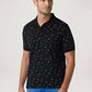 Parx Men Black Printed Regular Fit Casual Polo