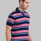 Men Regular Fit Dark Blue Polo