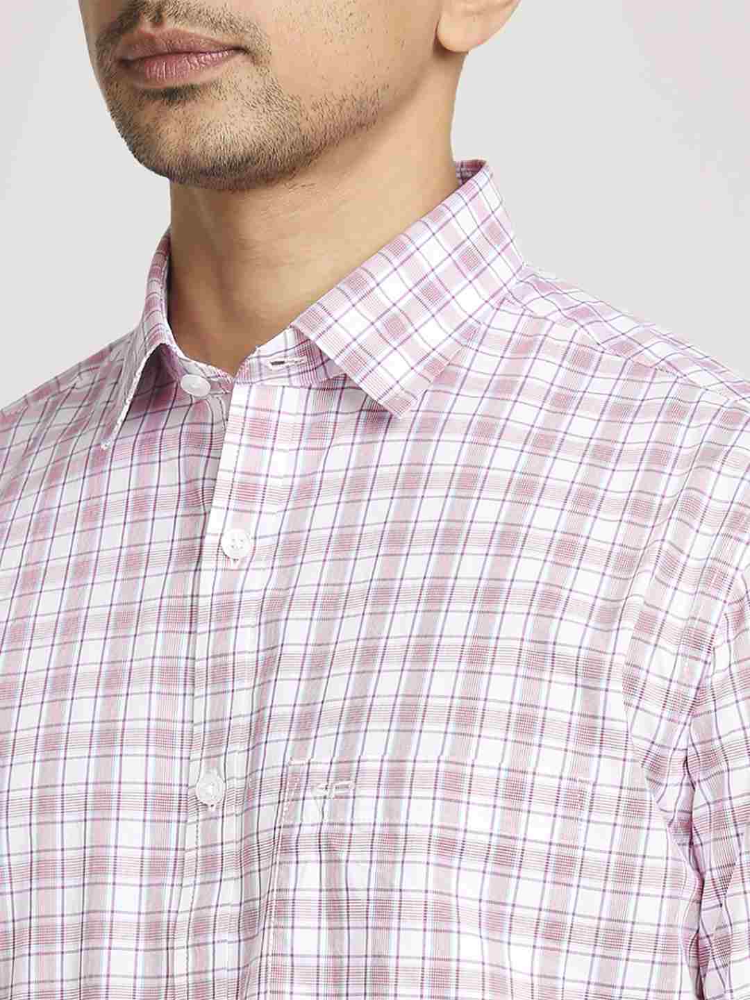 Colorplus Men  Checks Tailored Fit Shirt