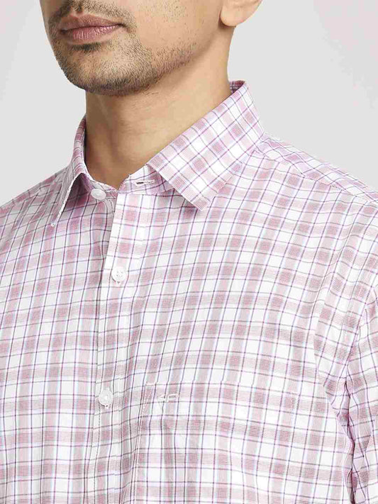 Colorplus Men  Checks Tailored Fit Shirt
