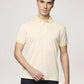 Park Avenue Men Medium Yellow Printed Slim Fit Casual Polo