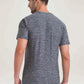 Parx Men Medium Grey Printed Regular Fit Casual T-Shirt