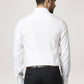 Park Avenue Men White Solid Regular Fit Work Shirt