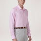 Park Avenue Men Light Red Solid Slim Fit Work Shirt