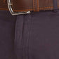 Parx Men Dark Grey Solid Tapered Fit Work chinos