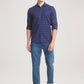 Parx Men Blue Checks Slim Fit Party Shirt