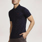 Parx Men Blue Printed Regular Fit Casual Polo