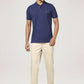 Park Avenue Men Blue Solid Slim Fit Casual Polo