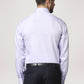 Park Avenue Men Medium Violet Solid Regular Fit Work Shirt