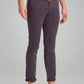 Parx Men Dark Grey Solid Tapered Fit Work chinos