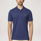 Park Avenue Men Blue Solid Slim Fit Casual Polo