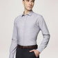 Park Avenue Men Medium Grey Solid Slim Fit Work Shirt