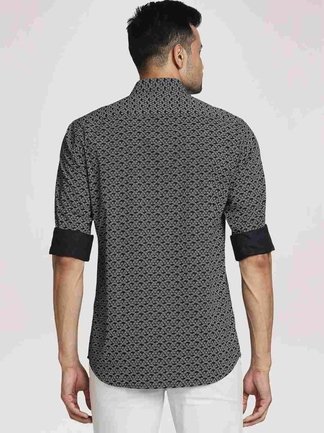Colorplus Men  Printed Tailored Fit Shirt